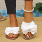⏳LAST DAY SALE 74% OFF !!📢Chic Bow Sandals for Women Anti-Slip, Cute & Comfy. A Must-Have Summer Footwear! 😎🌴💕