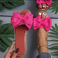 ⏳LAST DAY SALE 74% OFF !!📢Chic Bow Sandals for Women Anti-Slip, Cute & Comfy. A Must-Have Summer Footwear! 😎🌴💕