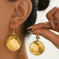 🌸LAST DAY Buy 1 Get 2!!🌸Vintage Hammered Metal Drop Earrings