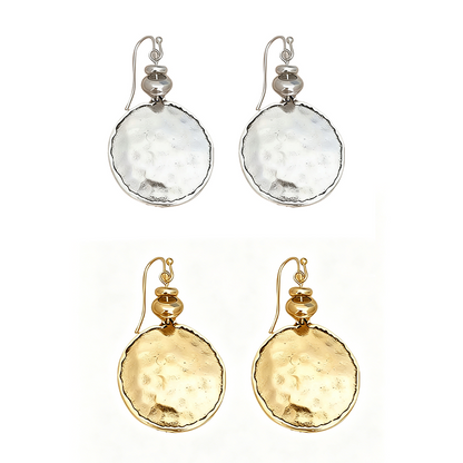 🌸LAST DAY Buy 1 Get 2!!🌸Vintage Hammered Metal Drop Earrings