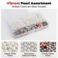 🔥New Arrival 60% OFF! ☀️ DIY Manual Pearl Setting Machine with Pearl and Rivet Kit DIYers & Jewelry Designers. Make Unique Pieces At Home! 🔩💎