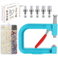 🔥New Arrival 60% OFF! ☀️ DIY Manual Pearl Setting Machine with Pearl and Rivet Kit DIYers & Jewelry Designers. Make Unique Pieces At Home! 🔩💎