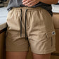 ⏳LAST DAY SALE 60% OFF !!📢👖☀️ Cooling cargo shorts – breathable, stretchy waist, deep pockets, comfy all day!
