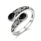 ⏳Limited-time 50% off⏰Vintage Adjustable Open Ring with Teardrop Glowing Zircon💧💍