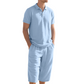 👕 54% OFF NOW! 🌿 Men's Linen Shirt & Casual Pants Set – Breathable, Relaxed Fit & Versatile – Summer Essential ☀️