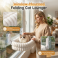 ⏳LAST DAY SALE 70% OFF !!📢Foldable Cat Window Hammock with Suction Cups Easy Peel & Stick, No Tools Needed, Soft Fleece Mat, Machine Washable. Give Your Cat A Cozy Window Perch! 💤🛋️✨