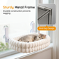 ⏳LAST DAY SALE 70% OFF !!📢Foldable Cat Window Hammock with Suction Cups Easy Peel & Stick, No Tools Needed, Soft Fleece Mat, Machine Washable. Give Your Cat A Cozy Window Perch! 💤🛋️✨