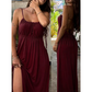 👗 🏆 Last Day Only £14.99 ! ! ✨ Women's Drawstring Spaghetti Strap Dress – Loose Fit, Breathable, Vacation Ready 🌸
