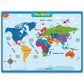 💥LAST DAY SALE 50%OFF💥🌈Geography Learning Poster Wall Map for Kids