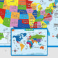 💥LAST DAY SALE 50%OFF💥🌈Geography Learning Poster Wall Map for Kids