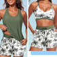 🔥2026 Hot Sale 70% OFF✨⚡ 50K+ SOLD! 🎁Women's 3-Piece Swimsuit Tankini Set with Shorts