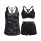 🔥2026 Hot Sale 70% OFF✨⚡ 50K+ SOLD! 🎁Women's 3-Piece Swimsuit Tankini Set with Shorts