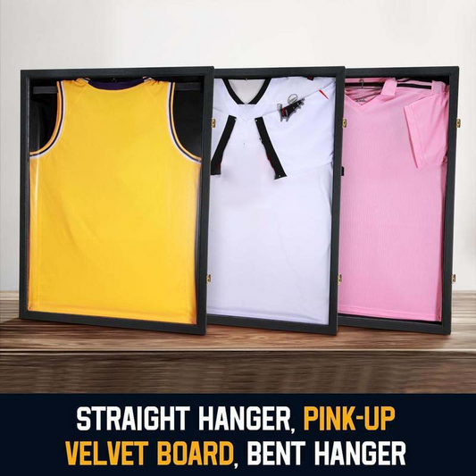 🔥Hot Sale 50%OFF！🔥Wooden Jersey Display Frame with Magnetic Door