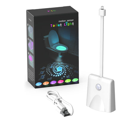 🔥2026 Hot Sale 50% OFF✨⚡ 50K+ SOLD! 🎁Waterproof LED Rechargeable Toilet Smart Night Light