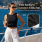 ⏳LAST DAY SALE 70% OFF !!📢Women Backless Slim Fit Tank Top Summer Sleeveless Crop Vest