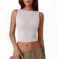 ⏳LAST DAY SALE 70% OFF !!📢Women Backless Slim Fit Tank Top Summer Sleeveless Crop Vest