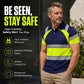 👕 50% OFF NOW! 🦺 Men's High Visibility Round-Neck Top – Breathable & reflective – Perfect for work, cycling or night activities – safe and comfortable 🌙💪✨