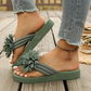 ⏳LAST DAY SALE 50% OFF !!📢Women Floral Flip Flops Lightweight Summer Slippers