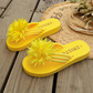 ⏳LAST DAY SALE 50% OFF !!📢Women Floral Flip Flops Lightweight Summer Slippers