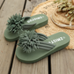 ⏳LAST DAY SALE 50% OFF !!📢Women Floral Flip Flops Lightweight Summer Slippers