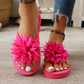 ⏳LAST DAY SALE 50% OFF !!📢Women Floral Flip Flops Lightweight Summer Slippers