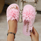 ⏳LAST DAY SALE 50% OFF !!📢Women Floral Flip Flops Lightweight Summer Slippers