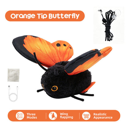 ⏳LAST DAY SALE ONLY￡9.99!!🦋🐱Smart Sensing Flapping Butterfly Toy🐈Motion-activated, realistic flight, interactive fun – keeps your cat engaged for hours.🔥✨