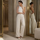 ⏳LAST DAY SALE ONLY ￡10.99!!🔥👖Women's Relaxed Fit Linen Blend Pants – Classic Straight Leg Trousers