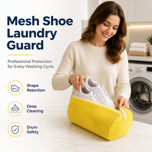 ⏳LAST DAY SALE 50% OFF !!📢Mesh Shoe Washing Bag for Laundry Machine