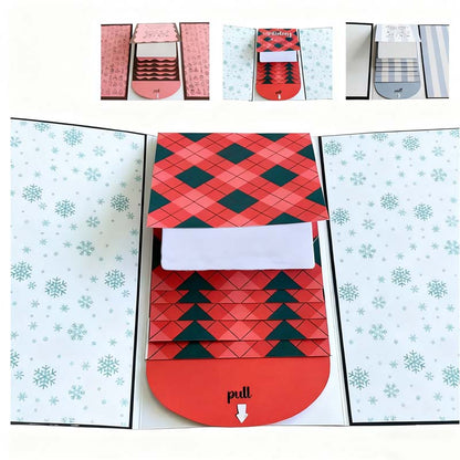 🔥Hot Sale-Only￡7.99！🔥 50K+ SOLD! 🎁Creative Christmas Waterfall Gift Card Booklet