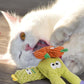 🔥Hot Sale 50%OFF!🔥🐱🌿 Plush Catnip Cat Chew Toy – Soft & Durable, Filled With Premium Catnip, Promotes Healthy Teeth & Gums. Perfect For Biting, Kicking & Cuddling! 🧸💚✨