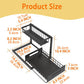 ⏳LAST DAY SALE 50% OFF !!📢2-Tier Carbon Steel Organizer