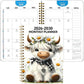 ⏰📅 LIMITED STOCK! 🐮 Highland Cow 5-Year Monthly Planner – Long-Term Organisation & Goal Planning in One Place ✨