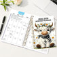 ⏰📅 LIMITED STOCK! 🐮 Highland Cow 5-Year Monthly Planner – Long-Term Organisation & Goal Planning in One Place ✨