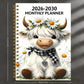 ⏰📅 LIMITED STOCK! 🐮 Highland Cow 5-Year Monthly Planner – Long-Term Organisation & Goal Planning in One Place ✨
