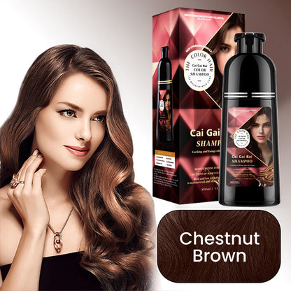 🎉50% Off! 👩 Herbal Extract Instant Hair Color Shampoo for Men & Women
