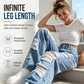 🔥2026 Hot Sale 50% OFF✨⚡ 50K+ SOLD! 🎁✨ Effortless Everyday Style | Women's Distressed High-Rise Wide-Leg Jeans