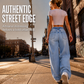🔥2026 Hot Sale 50% OFF✨⚡ 50K+ SOLD! 🎁✨ Effortless Everyday Style | Women's Distressed High-Rise Wide-Leg Jeans