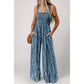 🏖️Hot Sale 50% OFF🌼Women’s Casual Print Sleeveless Overalls Jumpsuits